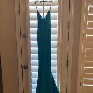 Jessica Angel Prom Dress - Size Small - Teal/Turquoise